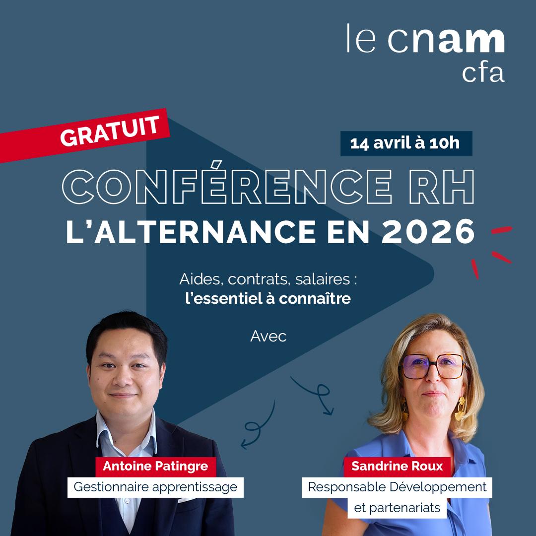 Conférence RH - L'alternance en 2026 CFA Cnam