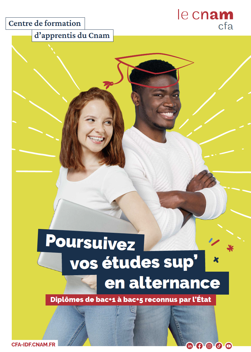 Brochure CFA Cnam catalogue alternance