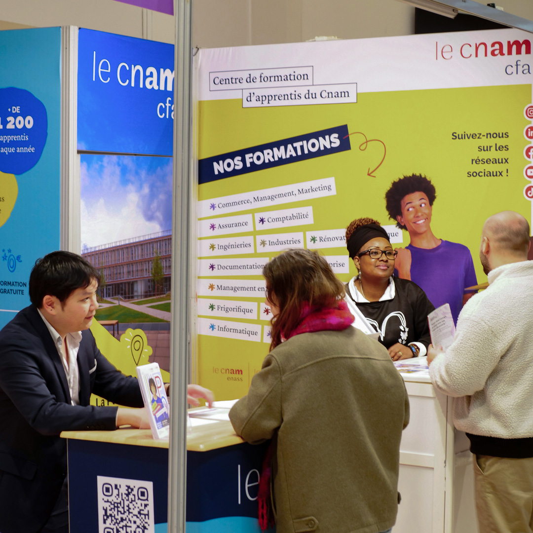 Le CFA Cnam aux salons