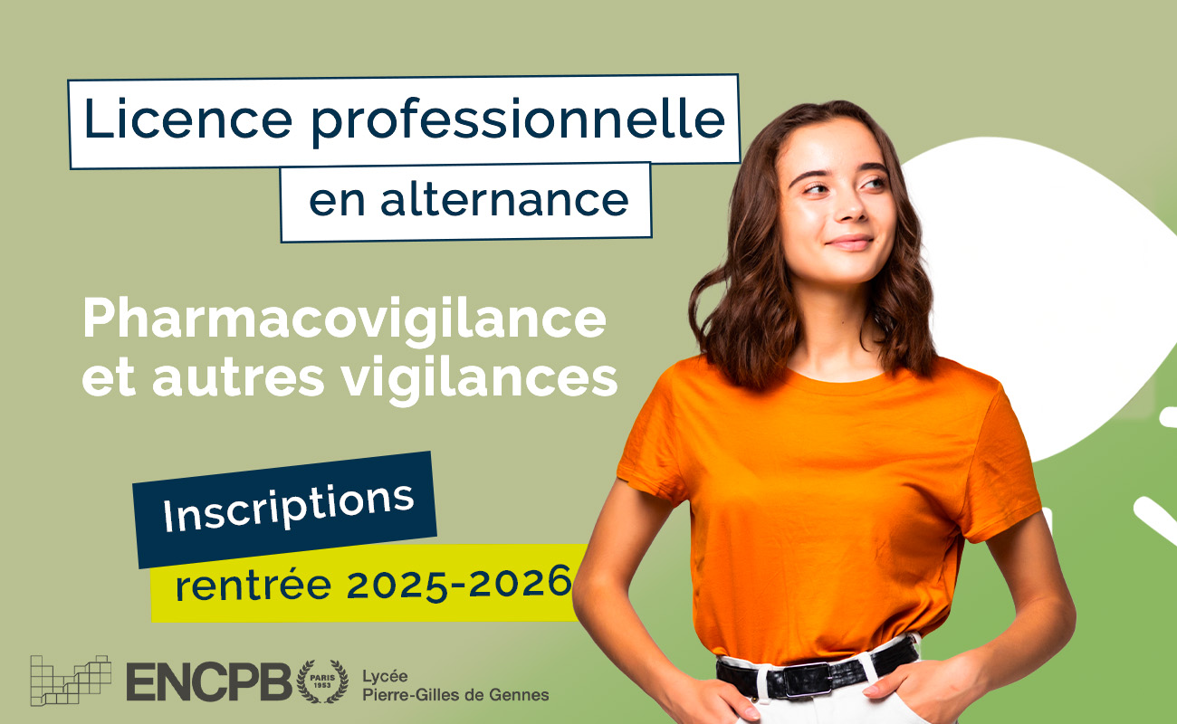 Visuel Licence pro pharmacovigilance